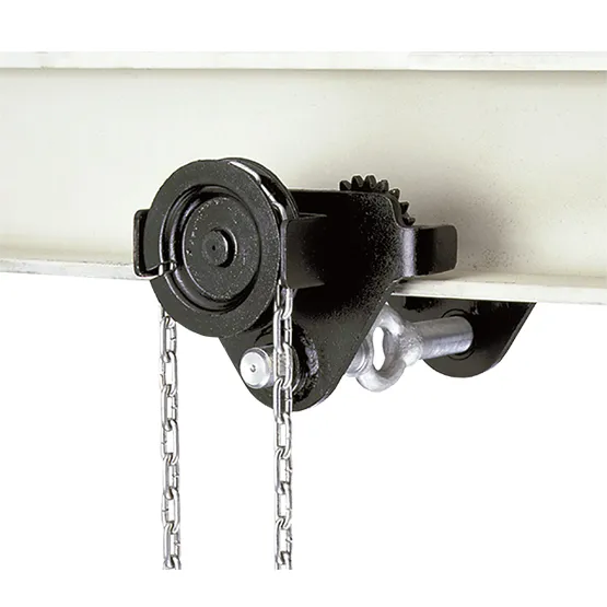 TROLLEY YALE DE ENGRANAJE DE 1T 50 - 220 mm HTG-A 1000 (MANDO 5 X 26)