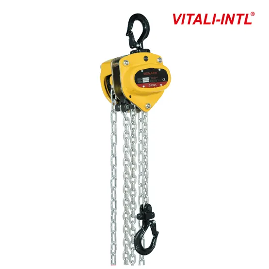 TECLE MANUAL 0.5T YAL0050 3mtsCARGA 5x15mm(1) G80 - 3mtsMANDO 5x25x17mm(2) VITALINTL